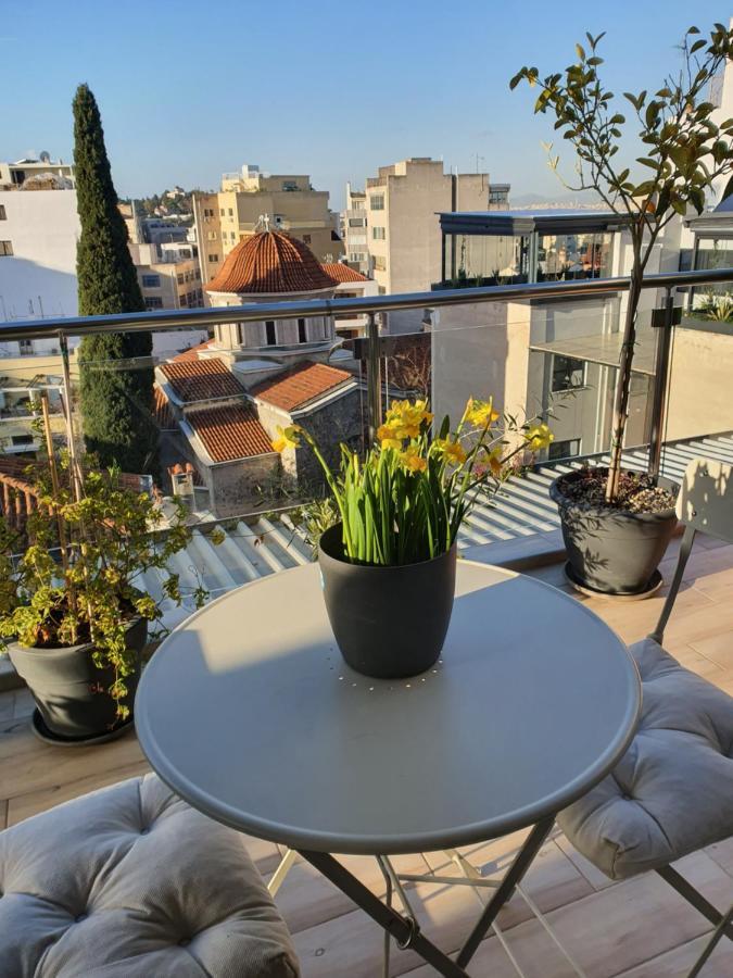 Super Loft With Acropolis View Apartment Athena Bagian luar foto